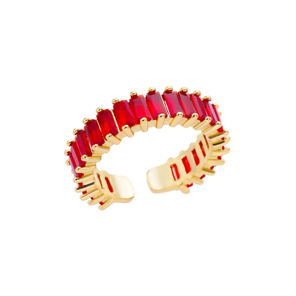 Stainless Steel Rings for Women Gold Color Never Fade Luxury