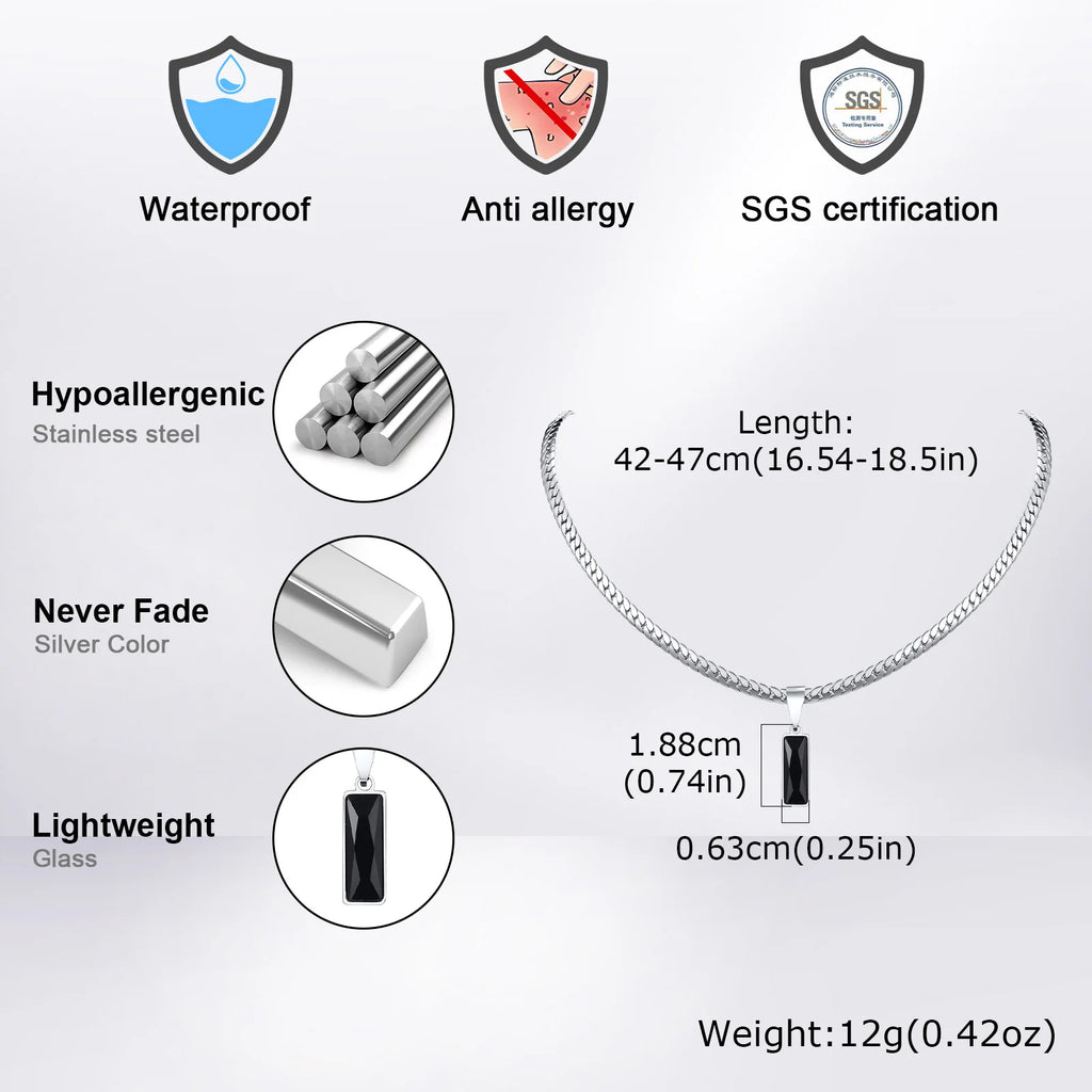 Stainless Steel Hip Hop Jewelry Gifts for Him Boys