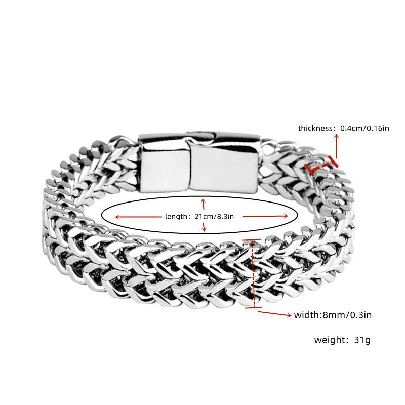 Keel Braided Steel Bracelet