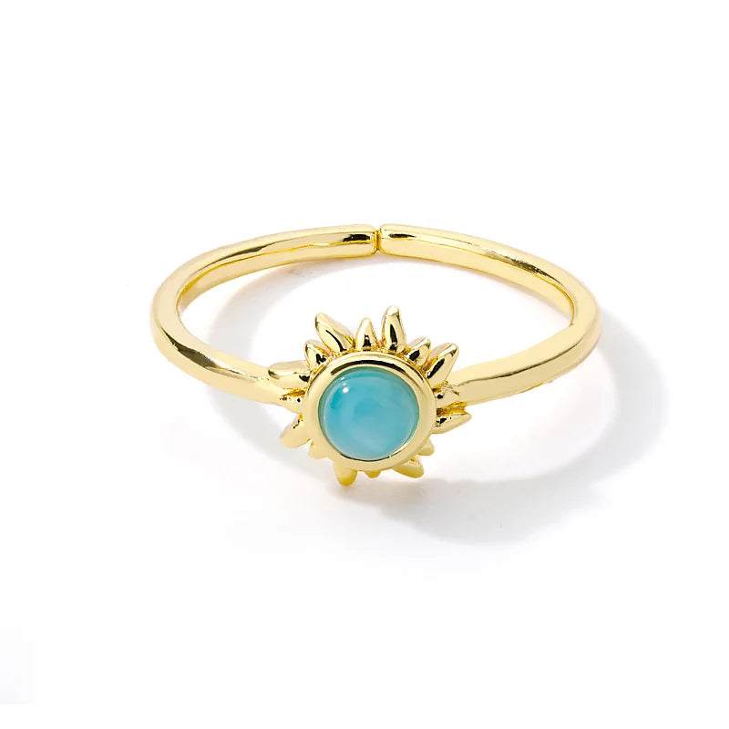 Stainless Steel Rings for Women Gold Color Never Fade Luxury