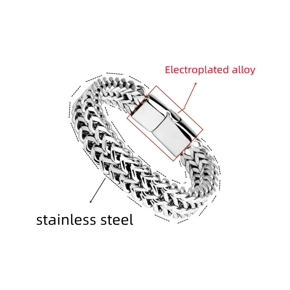 Keel Braided Steel Bracelet