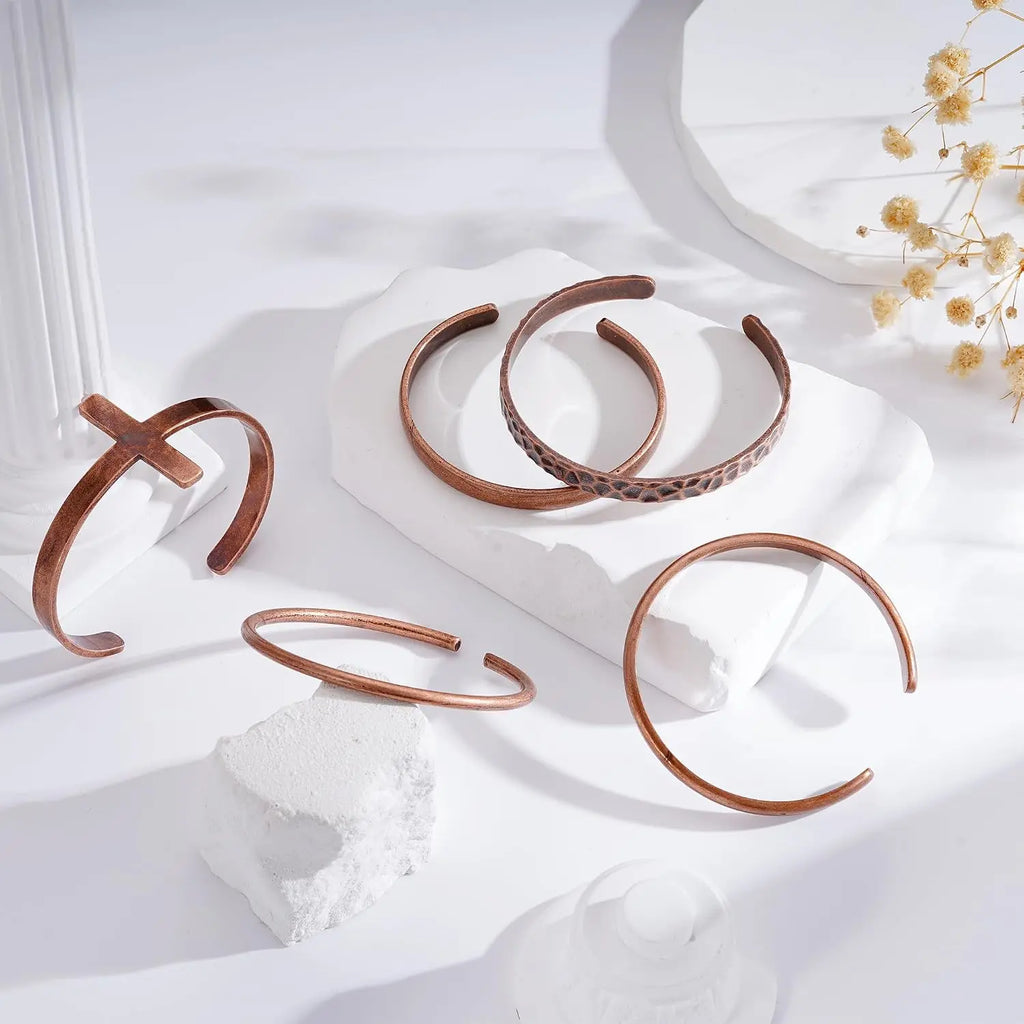 Pure Copper Healing Bracelets for Women Men Waterproof