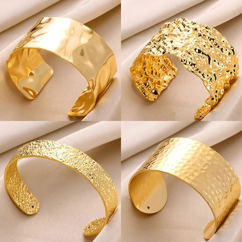 Classic Gold Cuff Bracelet