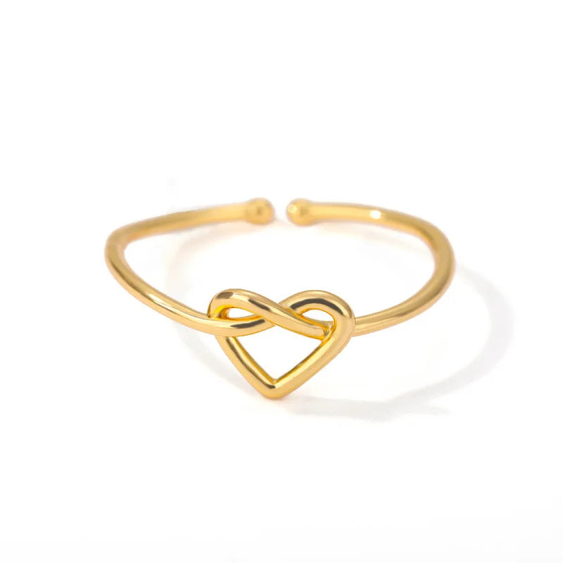 Stainless Steel Rings for Women Gold Color Never Fade Luxury