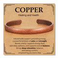 Pure Copper Healing Bracelets for Women Men Waterproof