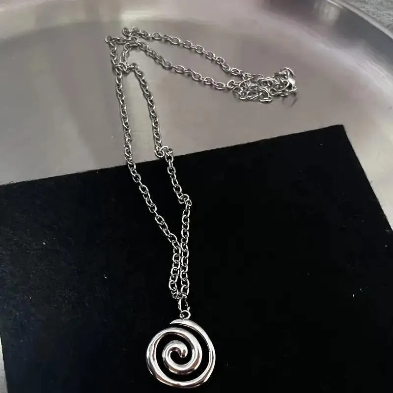 Shaped Y2K Stainless Steel Necklaces, Punk Style, Exquisite Y2K Chunky Chain Necklaces