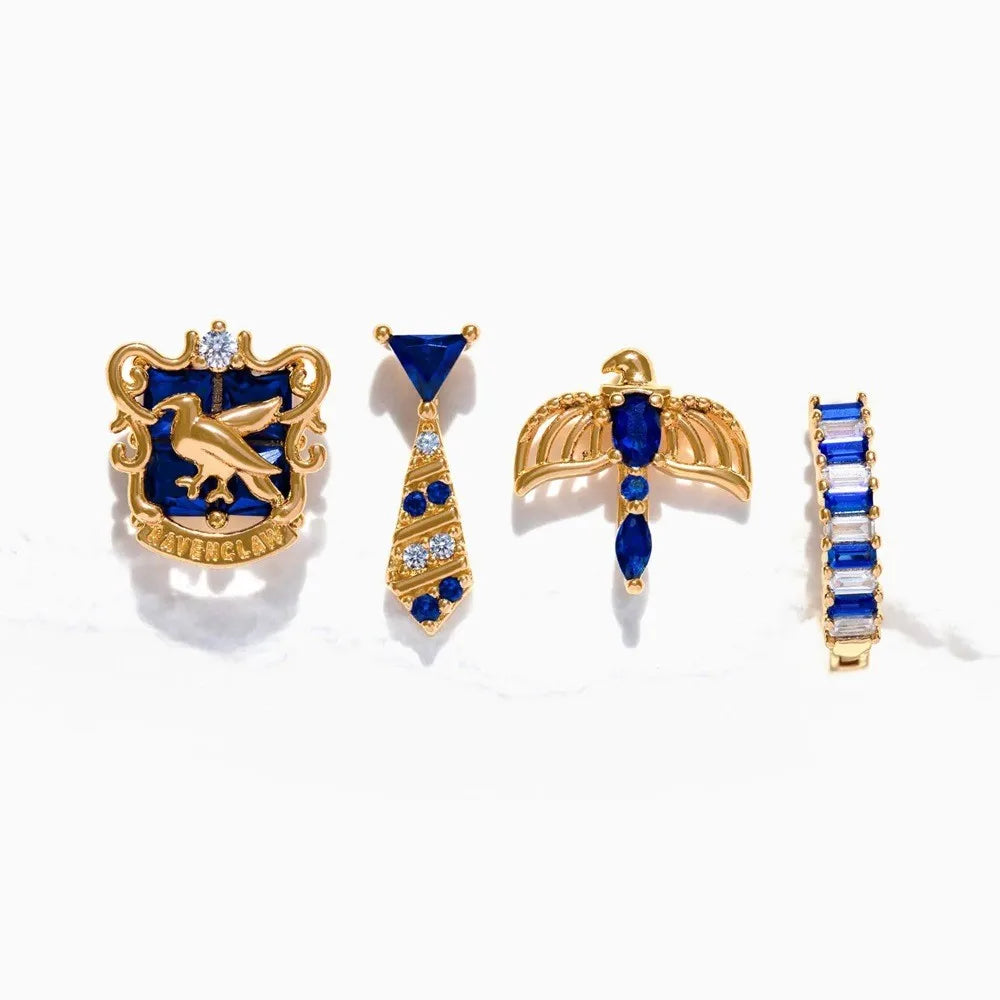 Stud Earrings Gold Color Plated Cubic Zirconia Crystal Stone Women Jewelry