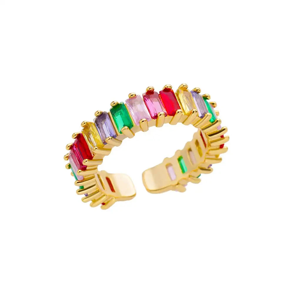Stainless Steel Rings for Women Gold Color Never Fade Luxury